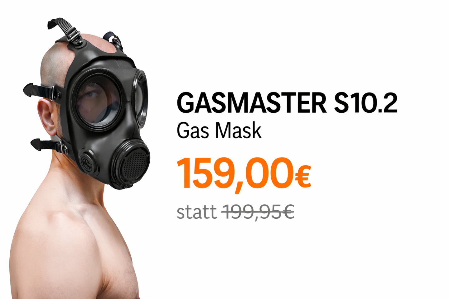 GASMASTER S10.2 Gas Mask