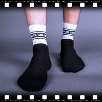 SNEAKFREAXX Niedrige Socken Black White Short Schwarz-Wei&szlig;