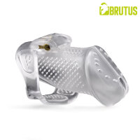 BRUTUS Airmesh Chastity Cage - Clear