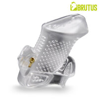 BRUTUS Airmesh Chastity Cage - Clear
