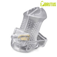 BRUTUS Airmesh Chastity Cage - Clear