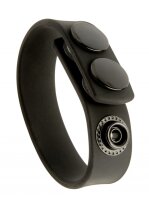 M & K Silicone Cock Strap &bull; Neon Black