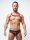 Mister B Neoprene Jock Brief Black Red in Gr&ouml;&szlig;e M