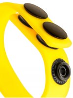 M & K Silicone Cock Strap &bull; Neon Yellow