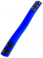 M & K Silicone Cock Strap &bull; Neon Blue