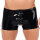 Xrub Latex Shorts mit Rei&szlig;verschluss vorne/hinten Schwarz-Rot in Gr&ouml;&szlig;e L