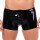 Xrub Latex Shorts mit Rei&szlig;verschluss vorne/hinten Schwarz-Wei&szlig; in Gr&ouml;&szlig;e S