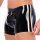 Xrub Latex Shorts Schwarz-Wei&szlig; in Gr&ouml;&szlig;e L