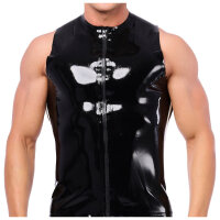 Xrub Latex-Top mit Rei&szlig;verschluss...