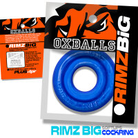 OXBALLS Soft Cockring Rimz Big 21 mm Blau