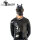 GASMASTER Armee-Gasmaske mit schwarzen Linsen