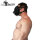 GASMASTER Schwarze MSX Rauchglas-Gasmaske mit Vollvisier
