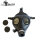 GASMASTER Alien-Gasmaske mit polarisierten Gl&auml;sern und Metall-Augenkappen