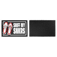 FUCK & FIST Sniff my Snkrs Tag mit Klettverschluss