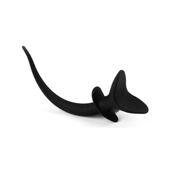 Kinky Puppy Anker Plug mit Hundeschwanz / &Oslash; 7,5 x 8 cm | Schwanz 20 cm