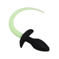 Kinky Puppy Luminous Puppy Dog Tail Plug / &Oslash; 3,2 x 8 cm | Schwanz 21 cm