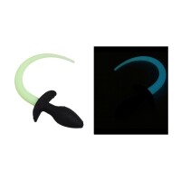 Kinky Puppy Luminous Puppy Dog Tail Plug / &Oslash; 3,2 x 8 cm | Schwanz 21 cm