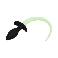 Kinky Puppy Luminous Puppy Dog Tail Plug / &Oslash; 3,2 x 8 cm | Schwanz 21 cm