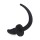 Kinky Puppy Curvy Dog S Plug / &Oslash; 3 x 7 cm | Schwanz 20 cm