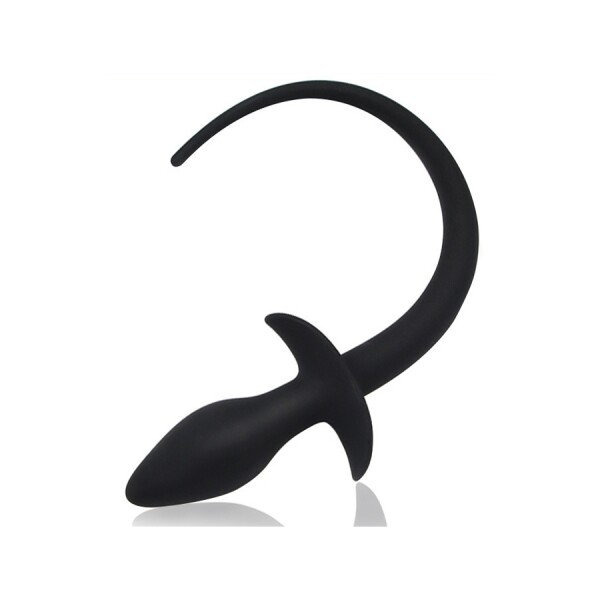 Kinky Puppy Silicone Dog Tail Plug  / &Oslash; 3,1 cm x 7,5 cm | Schwanz 21 cm