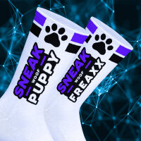 SNEAKFREAXX Woof Puppy Socken - Violett