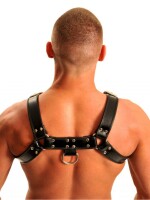 Fist Leder-Harness + Jock &bull; Schwarz