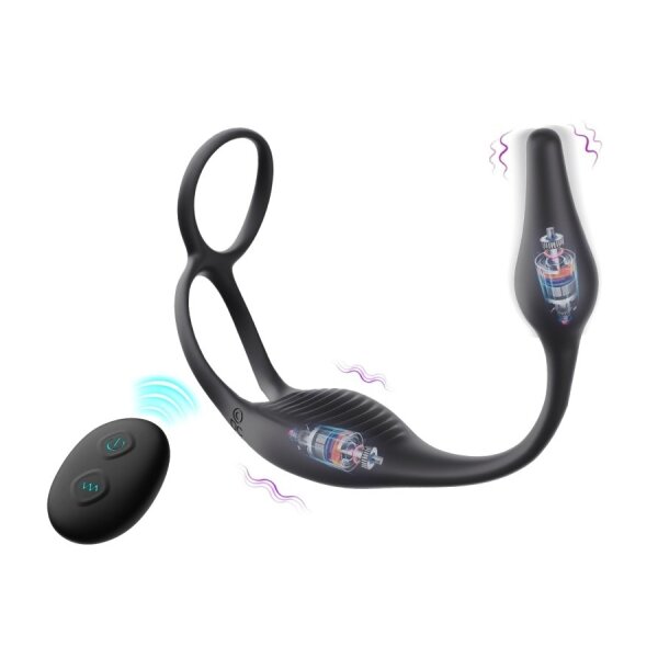 ANAL_TECH Ballstretcher und Plug Vibration Wedia Vibes