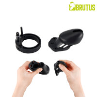 BRUTUS DENIAL - Soft Silicone Play Cage Set Black