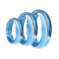 CockzRing 3er-Pack Silimix Cockringe / Blue