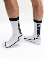 Sk8erboy Sneakerporn Socks White Black Gr&ouml;&szlig;e 39 - 42