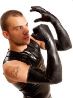 Rubber - Handschuhe Lang in Gr&ouml;&szlig;e M