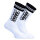 SNEAKFREAXX Wei&szlig;e Socken Sneak King Wei&szlig;-Schwarz ONE SIZE