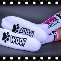 SNEAKFREAXX Woof Puppy Socken - Rosa