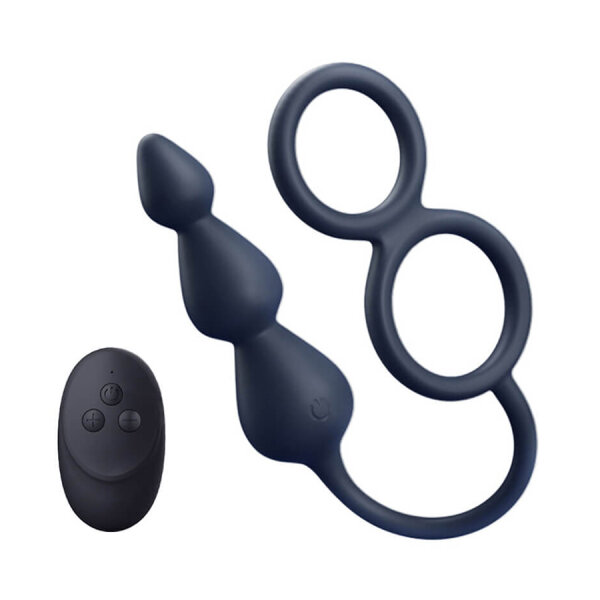 ANAL-TECH Ballstretcher-Plug Vibrierender Trikon &Oslash; bis 3 x 9,5 cm