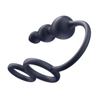 ANAL-TECH Ballstretcher-Plug Vibrierender Trikon &Oslash; bis 3 x 9,5 cm