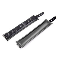 BDSMaster Simply Dom Halskrause & Handschellen Set Schwarz