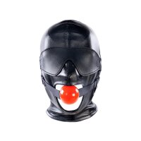 KINKGEAR SM-Kopfhaube mit Knebel und Subfull-Maske...