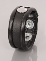 THR RED Leder Cockring - Schwarz/Schwarz