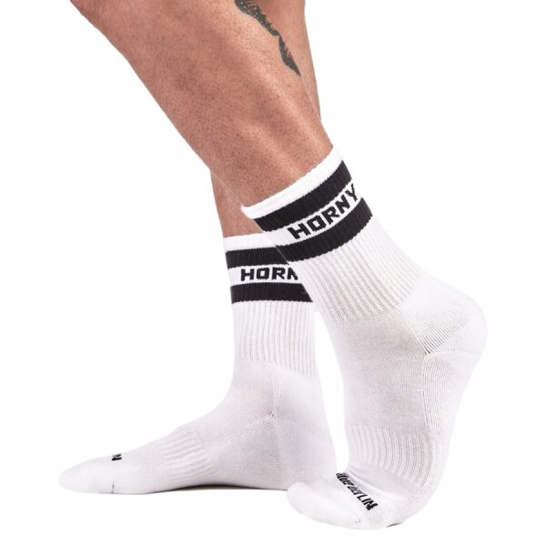 barcode Berlin Socken HORNY Fetish Half Socks Gr&ouml;&szlig;e S/M (39-42)