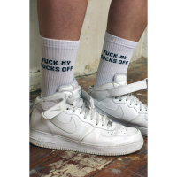 Sk8erboy "Fuck my Socks Off" Socken Wei&szlig; in Gr&ouml;&szlig;e 43 - 46