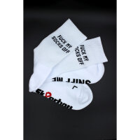Sk8erboy "Fuck my Socks Off" Socken Wei&szlig; in Gr&ouml;&szlig;e 43 - 46