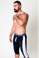 CELLBLOCK 13 Enforcer Pant - Schwarz-Blau-Wei&szlig; in...