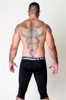 CELLBLOCK 13 Enforcer Pant - Schwarz-Blau-Wei&szlig; in Gr&ouml;&szlig;e M