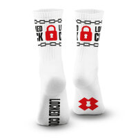 SneakXX Locked Cock Wei&szlig;e Socken ONE SIZE