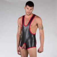 665 Neoprene Open Crotch Wrestling - Red in...