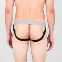 SPORT FUCKER Bullpen Jockstrap Grau / Schwarz Größe S