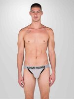 SPORT FUCKER Bullpen Jockstrap Grau / Schwarz Größe S