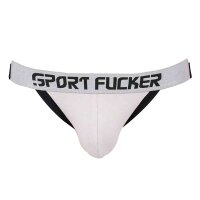 SPORT FUCKER Bullpen Jockstrap Grau / Schwarz Größe S