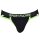 SPORT FUCKER Shortstop Brief - Schwarz / Neongrün in Größe L