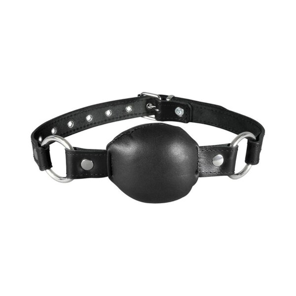 KIOTOS Lederknebel SIlence Knebel Schwarz